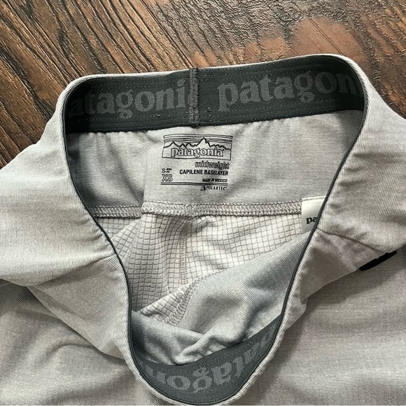 Patagonia Midweight Capilene Baselayer Pant size XS Gray - Picture 4 of 4
